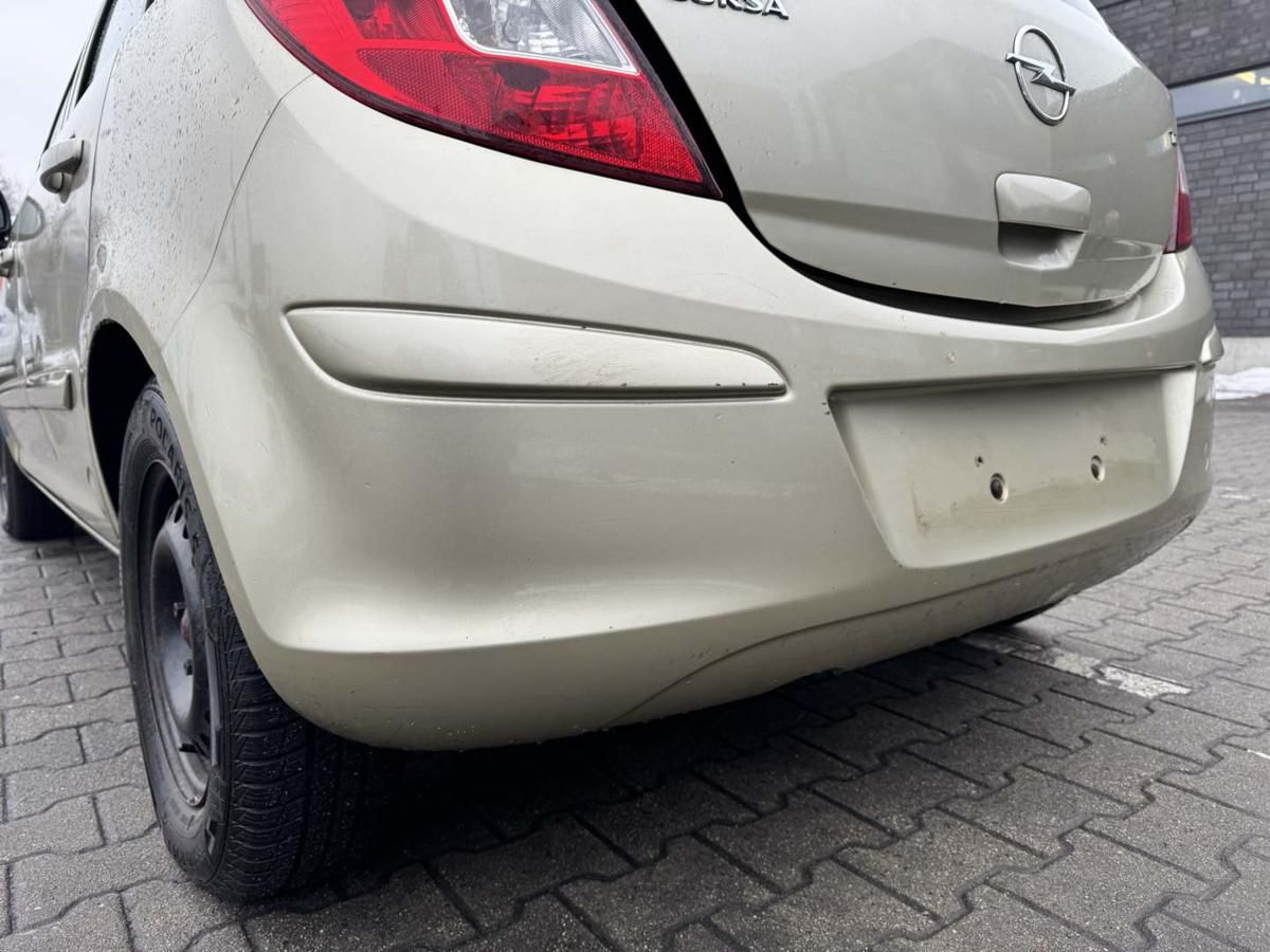 Opel Corsa D original Sto&szlig;stange Stossf&auml;nger hinten Z40M Champagnersilber 5-T&uuml;rer Bj.2006